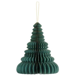 DEKORÁCIA papierová stromček zelený 20cm 1ks