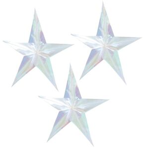 DEKORÁCIA závesná hviezdy holografické