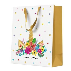 Darčeková taška Jednorožec party 20 x 25 x 10 cm 1ks