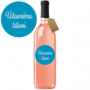 Darčekové víno " Nejlepšímu tátovi"- Rulandské modré rose 750 ml