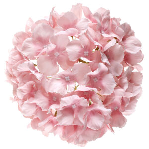 Dekorácia umelá kvetina Hortenzia ružová 20 cm