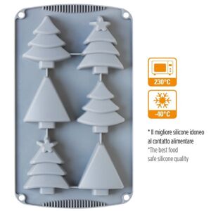Forma silikónová Vianočné stromčeky 30 x 17 cm