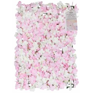 Fotopozadie kvetinové ružovo-biele kvety 60x40 cm