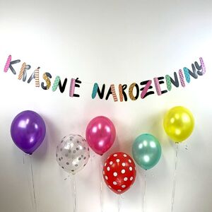 GIRLANDA "Krásné narozeniny" 140 mm