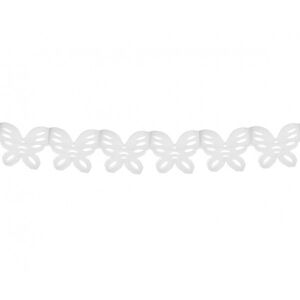 Girlanda Motýliky biela 360 cm
