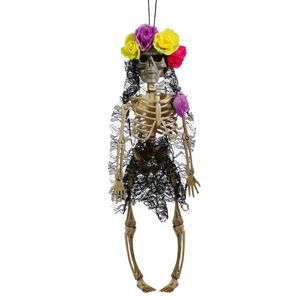 HALLOWEEN KOSTRA Mexiko závesná NEVESTA 40cm