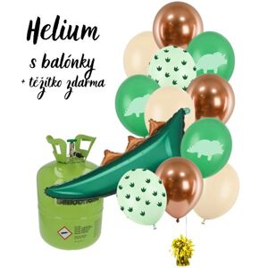 Hélium a balóniky DINO a ťažidlom zadarmo