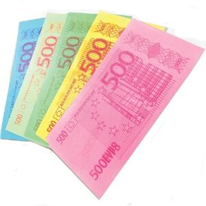 Jedlý papier Euro bankovky bez cukru 200 ks