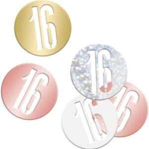 Konfety kolieska Rose Gold 16