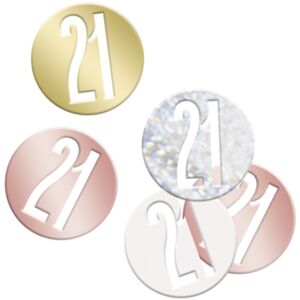 Konfety kolieska Rose Gold 21