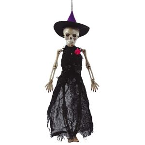 HALLOWEENSKÁ KOSTRA Čarodejnica závesná 32cm