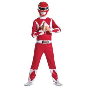 Kostým detský Power Ranger červený 4-6 rokov (veľ. S)