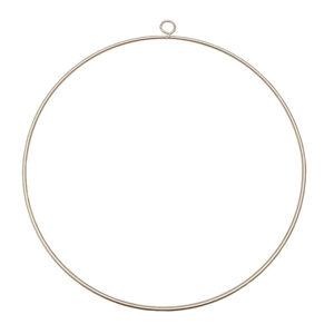 Kruh kovový zlatý 60 cm