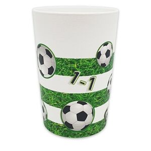 Téglik plastový opakovane použiteľný Futbal 230 ml 2 ks