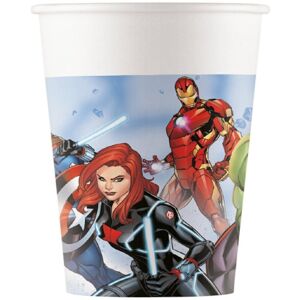 Kelímky papierové Avengers 200 ml, 8 ks