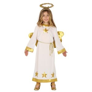 Kostým Anjel zlatý detský 5 - 6 rokov