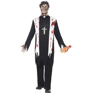 Kostým pánsky Zombie Kňaz veľ. M