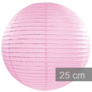Lampión dekoračný 25cm ružový
