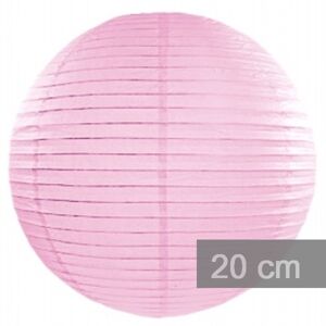 Lampión guľatý 20cm ružový