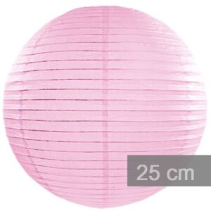 Lampión guľatý 25cm ružový