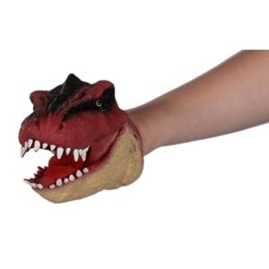 Maňuška dinosaurus červená 15 cm