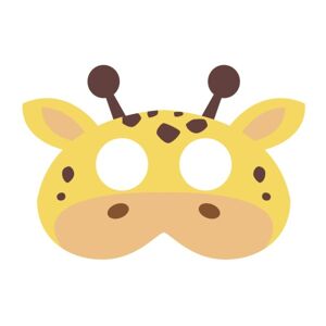 Maska plstená Žirafa