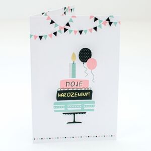 Narodeninové pozvánky Moje narodeniny Torta