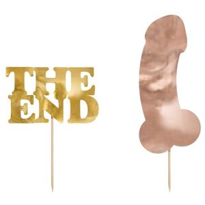Ozdoba na tortu Penis The end 2ks