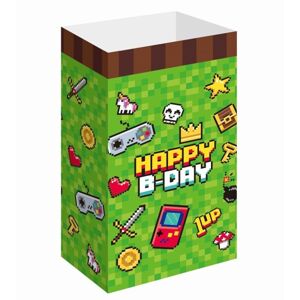 Vrecúška papierové Gaming party 6 ks