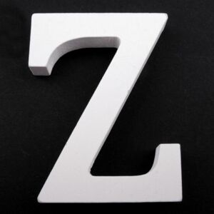 Písmeno drevené dekoračné 8cm "Z"