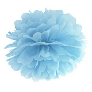 Pom pom 25cm Misty blue