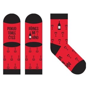 Darčekové ponožky "Přines mi víno"