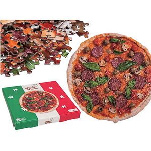 Puzzle Pizza v Pizza krabici 438 dielikov 45 cm