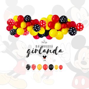 Sada girlanda Mickey mouse colours 2 m