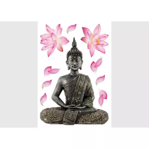 Samolepka na stenu Budha | 42.5 x 65 cm | SM 3447