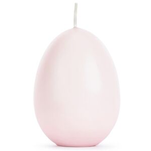Sviečka Vajíčko svetlo ružové, 10 cm (1 ks)