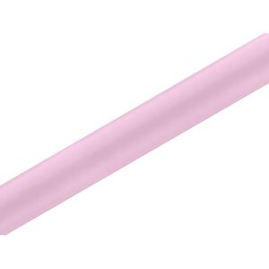 Satén v rolke široký svetlo ružový 36cm / 9m