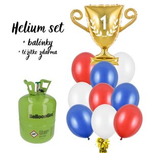 Helium a balonky -  Fandíme hokeji - Pohár - 9 balónků  mix