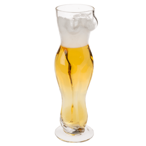 Sklenený pohár Torzo ženy 500 ml