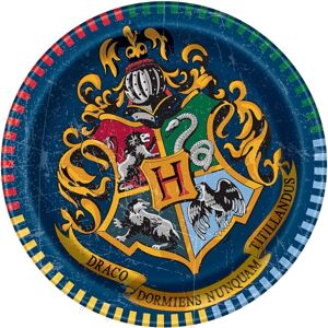 Tanieriky papierové Harry Potter 18 cm, 8 ks