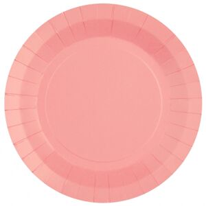 Taniere papierové ružové 22,5 cm (10 ks)