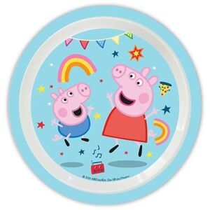 Tanierik plastový opakovane použiteľný Peppa Pig 20 cm