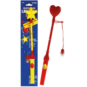 Tyčka k lampiónu elektrická - blikajúce srdce / hviezda 34 cm