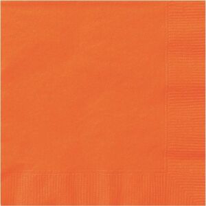 Servítky papierové banketové oranžové 25 x 25 cm, 20 ks