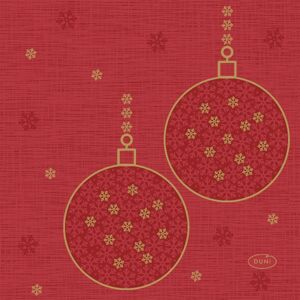 Servítky papierové banketové Glorious Xmas 24 x 24 cm 20 ks